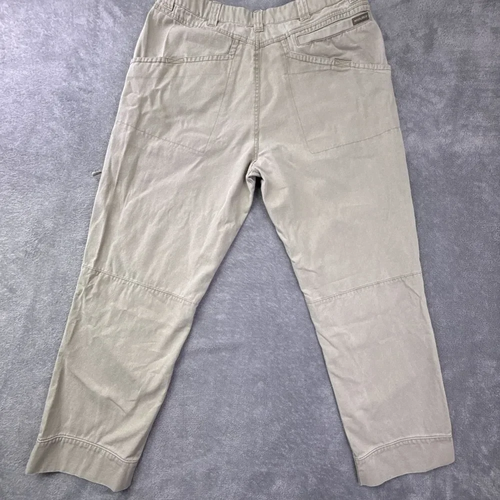 Woolrich Men's Khaki‎ 1537 Size 38 Inseam 32 Side Pockets With Zipper